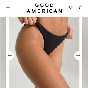 Good American Better Bikini Bottom - Black